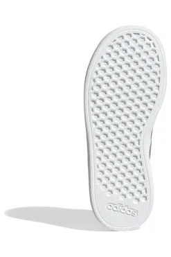 Donna ADIDAS Grand Court 2 K – Weiße Sneakers mit silbernen Streifen