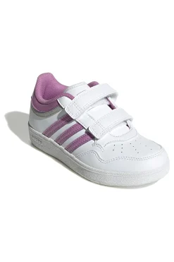 ADIDAS Hoops 4.0 CF C Sneaker in und Lila mit Klettverschluss