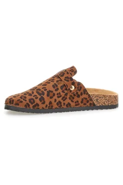 Donna ALTEMBERG 1106 Print Buckle Sabot Slippers