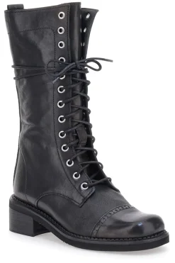 Donna PITTARELLO MUST HAVE Anfibi Neri con Cerniera 100 da Donna