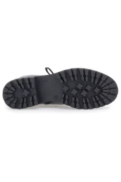 Donna PLOCADI Anfibi neri con cerniera 45926pt