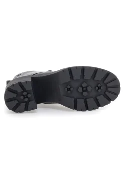 PITTARELLO Anfibi neri con tacco alto e zip laterale BT24182004 SCHWARZ Outlet