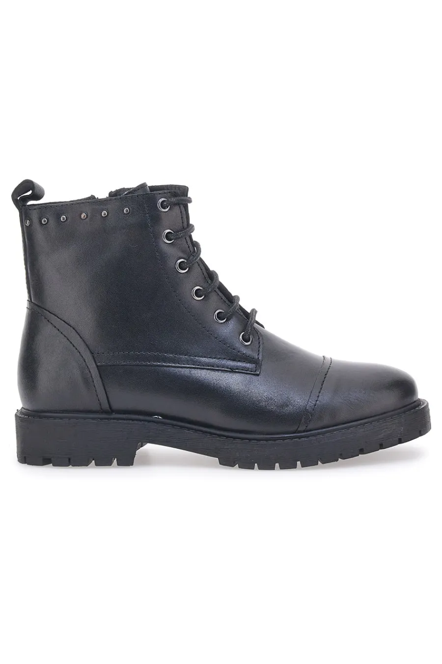 Donna PRIMA RIGA Anfibi Neri 503