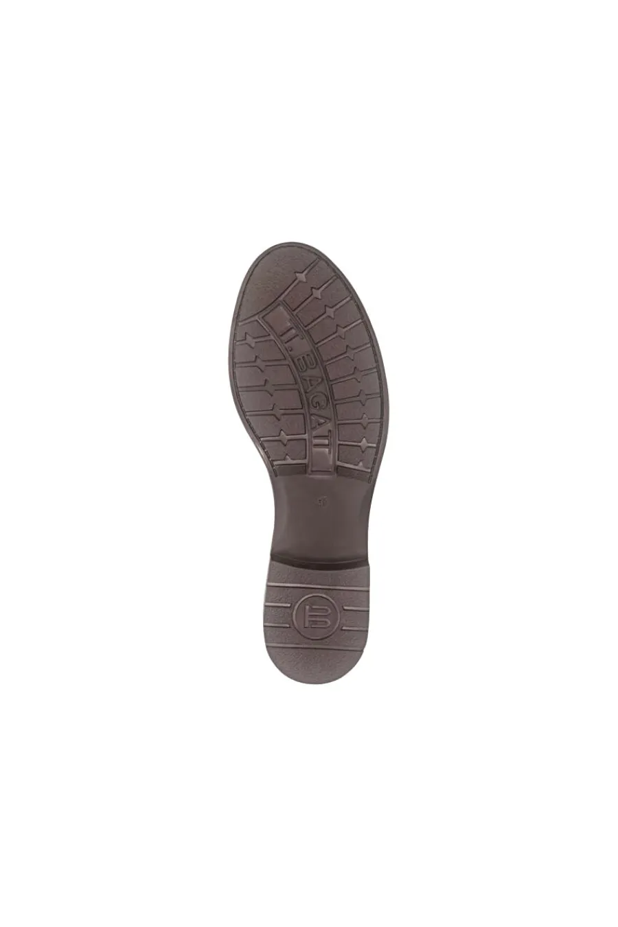 Donna BAGATT Anfibi stringati marrone cuoio in pelle con zip e rivestimento caldo D11AFS3K00