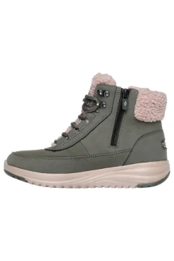 Donna SKECHERS Anfibi verdi impermeabili con interno in pelliccia ON-THE-GO STELLAR ALPINE ADVENTURE