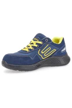 Uomo BLU STAR Antinfortunistiche blu giallo in pelle Blue Star BS180 S1PS SR