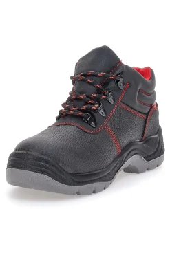 Uomo BLACK SHOOT Antinfortunistiche Mid-Cut Nere e Rosse 623 S3 SRC