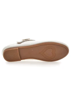 GRAZIE GIRL Ballerine bianche con cinturino glitter a cuore 392607S