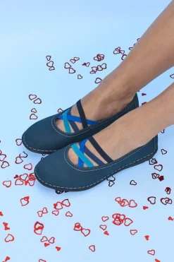 PRIMA RIGA Ballerine Blu Con Elastici 19496FRUIT BLUE Discount