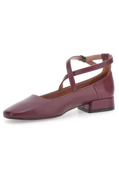 FRANCESCA GRITTI Ballerine bordeaux con cinturini incrociati C1545 BORDO' Hot