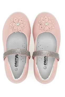 ENERGY Ballerine con fiore e strass rosa E702