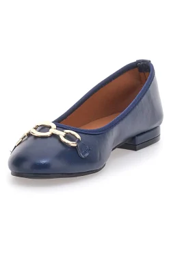 THE FIRST Ballerine con Fibbia Decorativa Oro IDE172