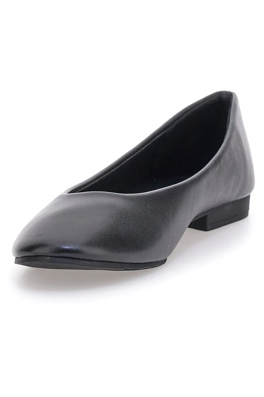 THE FIRST Ballerine nere basic in materie sintetiche IDEA06 Hot