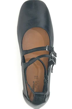 PITTARELLO GLAM Ballerine Nere con Cinturini in Pelle A2120101 Discount