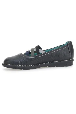 PRIMA RIGA Ballerine Nere Con Elastici 19496FRUIT Outlet