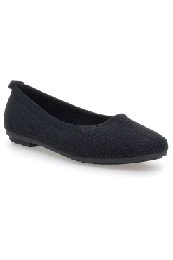 THE FIRST Ballerine nere in tessuto con soletta morbida PRE2 NERO Best