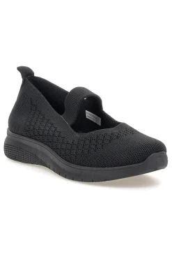 MIO TEMPO Ballerine nere in tessuto intrecciato Tf2508056 Sale