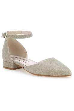 PITTARELLO GLAM Ballerine con Cinturino alla Caviglia 2885 PLATINO Clearance