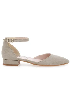 PITTARELLO GLAM Ballerine con Cinturino 85 PLATINO
