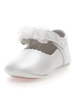 GRAZIE GIRL Ballerine Primi Passi Bianco Perla con Fiocco 39G2502S
