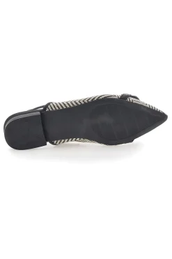 ME u0026 ME Ballerine slingback nere con fiocco e punta a contrasto Me & Me D729H1 NERO Outlet