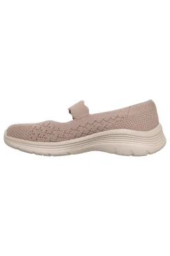 SKECHERS Ballerine in maglia BEDFORD CHEERFUL GLOW TAUPE Best