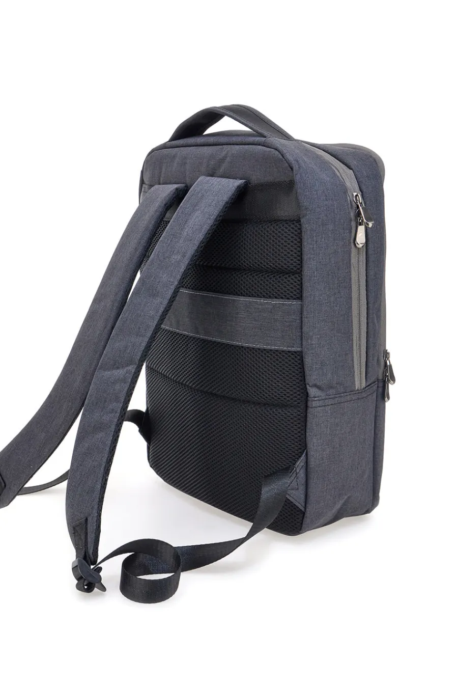 Donna BASILE grau Rucksack mit mehreren Taschen BA21PE152