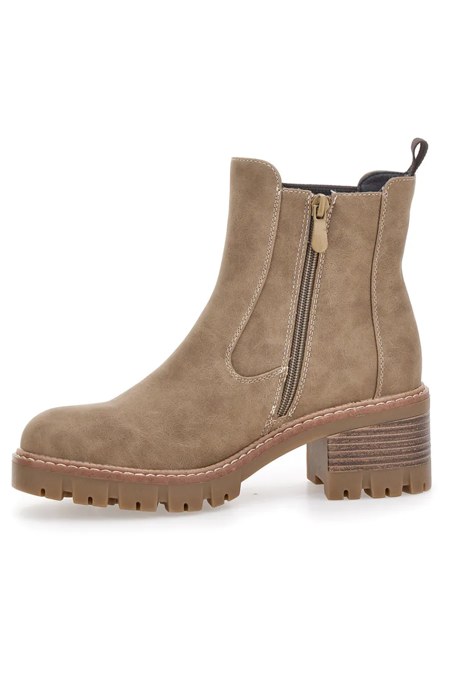 ALTEMBERG Beatles con suola carrarmato 6 TAUPE Outlet