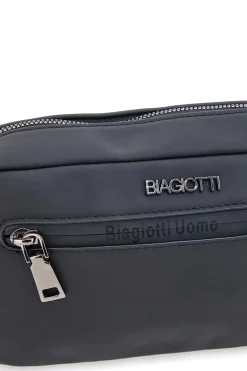 LAURA BIAGIOTTI Beauty case nero con manico e zip frontale Biagiotti MOI LB25W-464/1/BUST