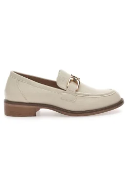 LE HAVRE PARIS Damen-Loafer mit goldenem Bit 1133 BEIGE Best