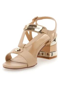 LAURA BIAGIOTTI Sandalen mit 6,5 cm Absatz für Damen 8518M BEIGE