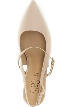 MON DIEU Beige Slingback-Pumps mit Riemen 9447H6 NUDE Online