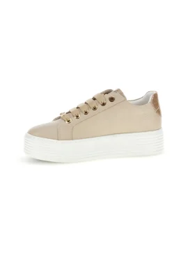 MARIELLA BURANI Beige Turnschuhe mit seitlichem Reißverschluss Plattform Burani 52031C769 CIPRIA Discount