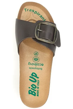 BIO UP Hausschuhe 22301 Braun DUNKELBRAUN Discount