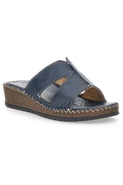 PITTARELLO Blaue Keilpantoffeln 42047 MARINE Discount