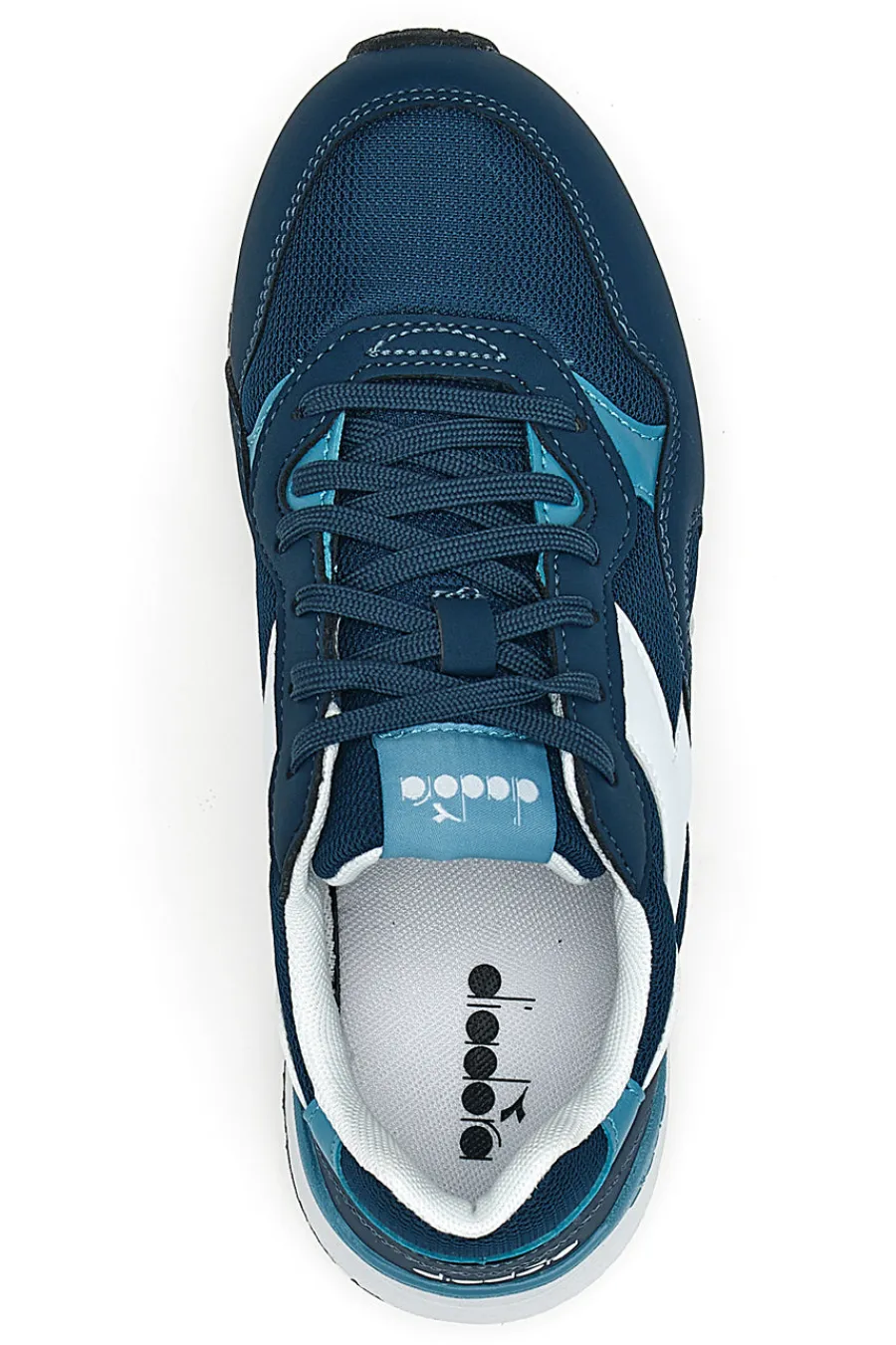 DIADORA Blaue Sneakers N.92 GS mit weißen Details