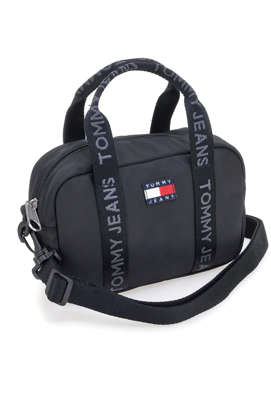 Donna TOMMY HILFIGER Borsa a mano nera con tracolla logata Tommy Jeans Daily Crossover