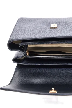 Donna RONCATO Borsa a Mano Nera Con Tracolla Aggiuntiva R5237,575