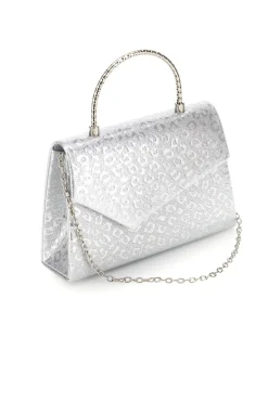 Donna NBG Borsa con texture animalier e tracolla a catena SERA/3488