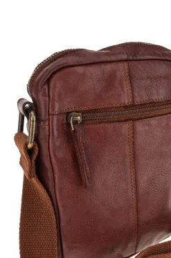 Uomo BLACK SHOOT Borsa a tracolla con tasche con zip CLASS WYP002