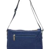 Donna LANCETTI Borsa a Tracolla Jeans Con Cerniera 24S-101-4