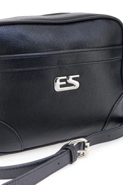 Donna EMMA SPAGNESI Borsa a tracolla nera con tasca zip PU2783
