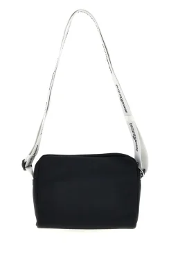 Donna TOMMY HILFIGER Borsa a Tracolla Nera in Tessuto con Tracolla con Logo Tommy Jeans 18462