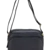 Donna BASILE Borsa a tracolla nera in vera pelle artigianale BA3540DX