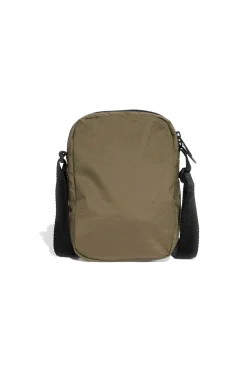 Uomo ADIDAS Borsa a tracolla verde con logo stampato LINEAR ORG
