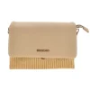 Donna RONCATO Borsa beige con inserto intrecciato R2414