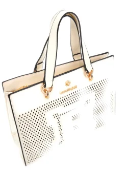 Donna LAURA BIAGIOTTI Borsa Bianco Panna con tracolla removibile EMBARK