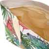 Donna FUN BEACH Borsa Mare Bianca Con Fenicotteri 012