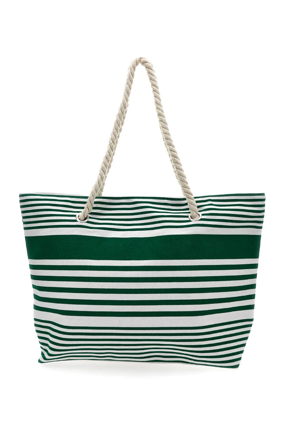 Donna FUN BEACH Borsa Mare Bianca e A Righe XI Y005