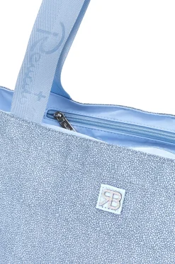 Donna RENATO BALESTRA Borsa mare celeste con zip 61099/MIAB3